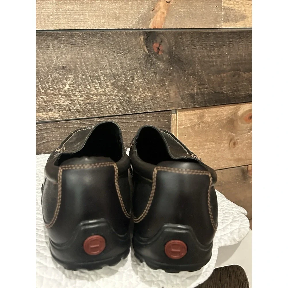 Cole Haan Tucker Venetian Black Leather Loafers CO3557 Sz 9.5‎ M Driving Slip On